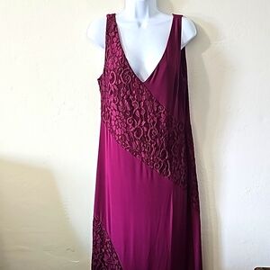 Ralph Lauren long Evening Dress plum